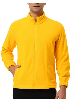 Cheap 🛒 Lars Amadeus Men's Full-Zip Fleece Jacket Long Sleeves Soft Stand Collar Winter Outdoor 🧥 Coat with Pockets 🛒 -Cheap Lars Amadeus Shop Belk 2111