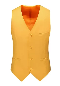 Outlet 😀 Lars Amadeus Men's Formal Vest Slim Fit V Neck Business 👗 Dress Suit Waistcoat with 3 Pockets 😀 -Cheap Lars Amadeus Shop Belk 2136