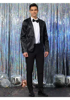 Wholesale ✔️ Lars Amadeus Men's Sequin Blazer Peak Lapel Shiny Wedding Party Tuxedo Sports 🧥 Coat 🥰 -Cheap Lars Amadeus Shop Belk 2140
