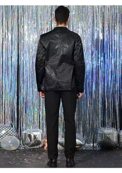 Wholesale ✔️ Lars Amadeus Men's Sequin Blazer Peak Lapel Shiny Wedding Party Tuxedo Sports 🧥 Coat 🥰 -Cheap Lars Amadeus Shop Belk 2141