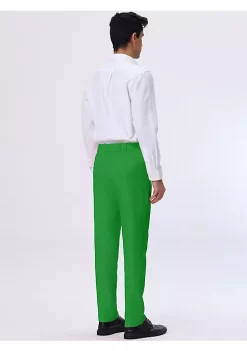 Deals 👍 Lars Amadeus Men's Formal Flat Front Straight Fit Solid Color Prom 👗 Dress Pants 🎉 -Cheap Lars Amadeus Shop Belk 2214