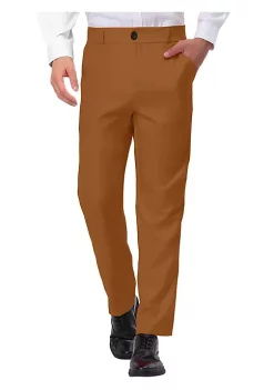 Deals 👍 Lars Amadeus Men's Formal Flat Front Straight Fit Solid Color Prom 👗 Dress Pants 🎉 -Cheap Lars Amadeus Shop Belk 2216