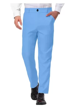Deals 👍 Lars Amadeus Men's Formal Flat Front Straight Fit Solid Color Prom 👗 Dress Pants 🎉 -Cheap Lars Amadeus Shop Belk 2221