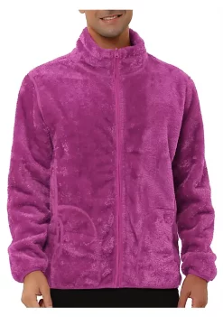Brand new 🎉 Lars Amadeus Men's Winter Solid Color Long Sleeved Full-Zip Fleece Jacket ❤️ -Cheap Lars Amadeus Shop Belk 2230
