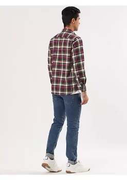 Cheap 👍 Lars Amadeus Men's Plaid 👚 Shirts Long Sleeves Button Down Western Casual Checked 👚 Shirt ✨ -Cheap Lars Amadeus Shop Belk 2239