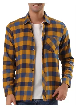 Cheap 👍 Lars Amadeus Men's Plaid 👚 Shirts Long Sleeves Button Down Western Casual Checked 👚 Shirt ✨ -Cheap Lars Amadeus Shop Belk 2240