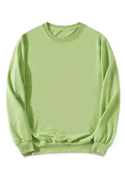 Cheapest 🎉 Lars Amadeus Men's Casual Basic Regular Fit Long Sleeve Solid Color Round Neck Pullover Sweatshirt 🎉