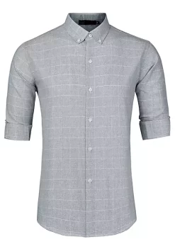 Cheapest 🎁 Lars Amadeus Men's Plaid Flannel 👕 Shirt Brushed Casual Long Sleeve Button Down Check 👕 Shirt 🌟 -Cheap Lars Amadeus Shop Belk 2349