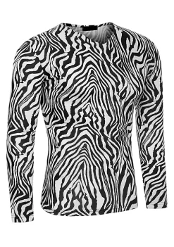 Best reviews of 🔔 Lars Amadeus Men's Leopard Print T 👕 Shirt Party Cheetah Pattern Slim Fit Long Sleeves Top ✨