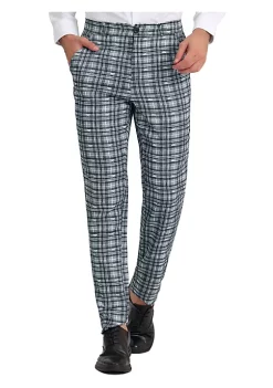 Wholesale ✨ Lars Amadeus Men's Plaid 👗 Dress Pants Classic Fit Formal Plaid Slacks Prom Checked Trousers ⭐ -Cheap Lars Amadeus Shop Belk 2380