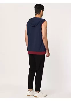 Hot Sale 🤩 Lars Amadeus Men's Hoodies Sleeveless Vest Slim Fit Lightweight Zipper Gym Tank Top 🔔 -Cheap Lars Amadeus Shop Belk 2401