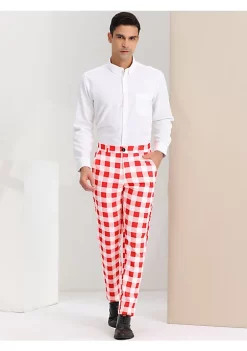 Discount ✨ Lars Amadeus Men's 👗 Dress Plaid Pants Regular Fit Flat Front Checked Business Suit Pants 🎁 13 Discount ✨ Lars Amadeus Men's 👗 Dress Plaid Pants Regular Fit Flat Front Checked Business Suit Pants 🎁 -Cheap Lars Amadeus Shop Belk 2490