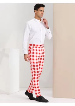 Discount ✨ Lars Amadeus Men's 👗 Dress Plaid Pants Regular Fit Flat Front Checked Business Suit Pants 🎁 14 Discount ✨ Lars Amadeus Men's 👗 Dress Plaid Pants Regular Fit Flat Front Checked Business Suit Pants 🎁 -Cheap Lars Amadeus Shop Belk 2491