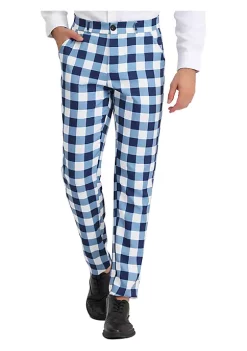 Discount ✨ Lars Amadeus Men's 👗 Dress Plaid Pants Regular Fit Flat Front Checked Business Suit Pants 🎁 21 Discount ✨ Lars Amadeus Men's 👗 Dress Plaid Pants Regular Fit Flat Front Checked Business Suit Pants 🎁 -Cheap Lars Amadeus Shop Belk 2498