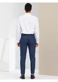 Discount 🛒 Lars Amadeus Men's Striped 👗 Dress Pants Slim Fit Prom Wedding Formal Trousers ⌛ -Cheap Lars Amadeus Shop Belk 2587