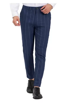 Discount 🛒 Lars Amadeus Men's Striped 👗 Dress Pants Slim Fit Prom Wedding Formal Trousers ⌛ -Cheap Lars Amadeus Shop Belk 2591