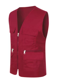 Best Sale ⌛ Lars Amadeus Men's Cargo Vest Lightweight Outdoor Safari Travel Fishing Vests with Multi-pockets ✔️ -Cheap Lars Amadeus Shop Belk 2673