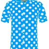 Cheap 🔔 Lars Amadeus Men's ☀️ Summer Polka Dots 👕 Shirt Button Down Short Sleeves Pattern Hawaiian 👕 Shirts 👏