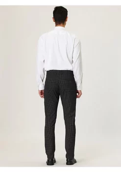 New 😉 Lars Amadeus Men's Plaid 👗 Dress Pants Classic Checked Slim Fit Formal Trousers 👍 -Cheap Lars Amadeus Shop Belk 2790