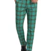 Buy 😀 Lars Amadeus Men's 👗 Dress Plaid Pants Casual Regular Fit Flat Front Stretch Checked Trousers ✨