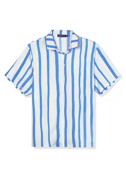 Deals 🌟 Lars Amadeus Men's ☀️ Summer Striped 👕 Shirts Short Sleeves Button Down Beach Color Block 👕 Shirt 😀 -Cheap Lars Amadeus Shop Belk 2894