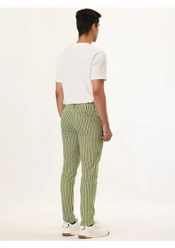 New ⌛ Lars Amadeus Men's Business Striped Pants Drawstring Slim Fit 👗 Dress Trousers 🎉 -Cheap Lars Amadeus Shop Belk 2931