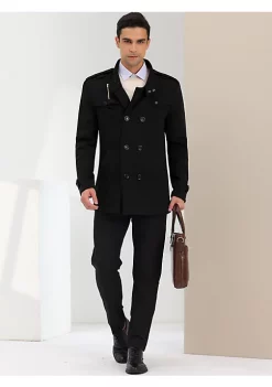 Cheapest 👍 Lars Amadeus Men's Winter Trench 🧥 Coat Stand Collar Double Breasted Notch Lapel Pea 🧥 Coats 🌟 11 Cheapest 👍 Lars Amadeus Men's Winter Trench 🧥 Coat Stand Collar Double Breasted Notch Lapel Pea 🧥 Coats 🌟 -Cheap Lars Amadeus Shop Belk 294