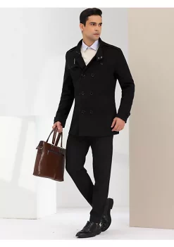 Cheapest 👍 Lars Amadeus Men's Winter Trench 🧥 Coat Stand Collar Double Breasted Notch Lapel Pea 🧥 Coats 🌟 12 Cheapest 👍 Lars Amadeus Men's Winter Trench 🧥 Coat Stand Collar Double Breasted Notch Lapel Pea 🧥 Coats 🌟 -Cheap Lars Amadeus Shop Belk 295