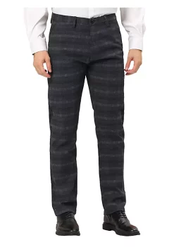 Brand new 🥰 Lars Amadeus Men's Business Plaid Printed Slim Fit Flat Front Checked 👗 Dress Pants ✨ -Cheap Lars Amadeus Shop Belk 2959