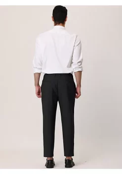 Best reviews of 🛒 Lars Amadeus Men's 👗 Dress Pants Solid Color Flat Front Slim Fit Business Cropped Pants 🤩 -Cheap Lars Amadeus Shop Belk 3026