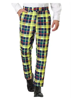 Best reviews of 🥰 Lars Amadeus Men's Plaid 👗 Dress Pants Slim Fit Classic Checked Business Trousers ✨ -Cheap Lars Amadeus Shop Belk 3072
