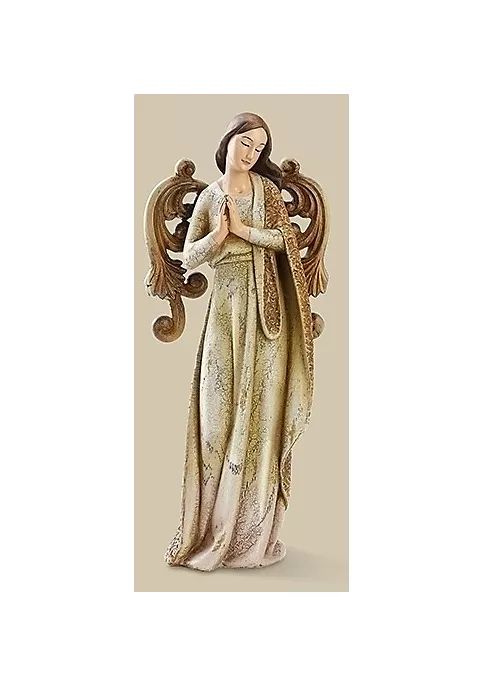 New ๐คฉ Roman 9.75" Joseph's Studio Brown & Green Beautifully Ornate Weathered Angel ๐ Christmas Table Top Figure ๐งจ 2 New ๐คฉ Roman 9.75" Joseph's Studio Brown & Green Beautifully Ornate Weathered Angel ๐ Christmas Table Top Figure ๐งจ - Image 2
