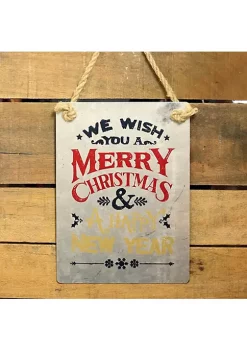 Coupon 😍 Roman 7.5" We Wish You a Merry ❄ Christmas Verse Metal ❄ Christmas Tree Ornament ⌛ -Cheap Lars Amadeus Shop Belk 3135