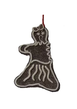 Brand new 🧨 Roman Sweet Memories Sugared Angry Gingerbread Girl Cookie Bite 🎁 Christmas Ornament 🎉