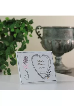 Top 10 😀 Roman 4" x 4" Silver Color 25th Wedding Anniversary Porcelain Photo Frame 🎁 -Cheap Lars Amadeus Shop Belk 3148