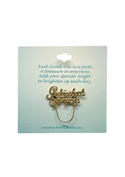 Budget 👍 Roman Set of 6 Gold Godmother's Angels Charm Holder Pendant Pins 5" ⭐