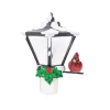 Deals ⌛ Roman 6" Cardinal on a Snow Covered Street Lamp Flickering 🎄 Christmas Night Light ⌛