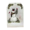 Budget ⌛ Roman 11.75" White Hanging Snowman and Cardinal Advent 🔔 Christmas Calendar ⌛