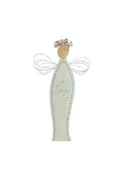 New 🥰 Roman 13" Angel Blessings Try To Take Time Family Wooden Figurine #47638 ⌛