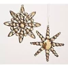 Cheap ✨ Roman 5.5" Brown Jeweled Diamond Gem Snowflake 🎁 Christmas Ornament 🛒