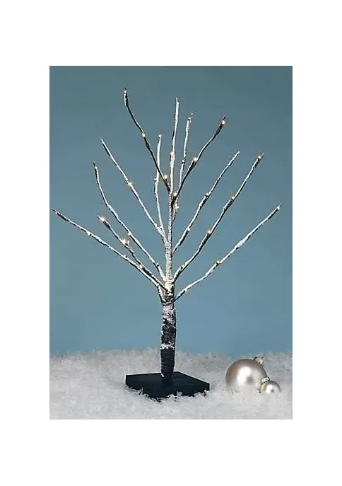 Hot Sale ⭐ Roman 24" White Battery Operated LED Lighted Snowy 🎄 Christmas Tree Tabletop Decor 👍 2 Hot Sale ⭐ Roman 24" White Battery Operated LED Lighted Snowy 🎄 Christmas Tree Tabletop Decor 👍 - Image 2