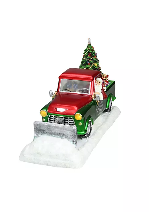Best Sale 👏 Roman 11" Green and Red Musical LED Lighted Polar Plowing Truck with Santa Claus Decoration 🎉 2 Best Sale 👏 Roman 11" Green and Red Musical LED Lighted Polar Plowing Truck with Santa Claus Decoration 🎉 - Image 2