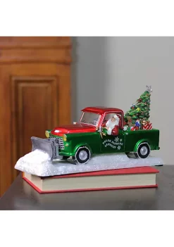 Best Sale 👏 Roman 11" Green and Red Musical LED Lighted Polar Plowing Truck with Santa Claus Decoration 🎉 6 Best Sale 👏 Roman 11" Green and Red Musical LED Lighted Polar Plowing Truck with Santa Claus Decoration 🎉 -Cheap Lars Amadeus Shop Belk 3293