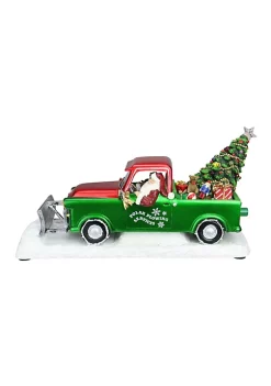 Best Sale 👏 Roman 11" Green and Red Musical LED Lighted Polar Plowing Truck with Santa Claus Decoration 🎉 7 Best Sale 👏 Roman 11" Green and Red Musical LED Lighted Polar Plowing Truck with Santa Claus Decoration 🎉 -Cheap Lars Amadeus Shop Belk 3294