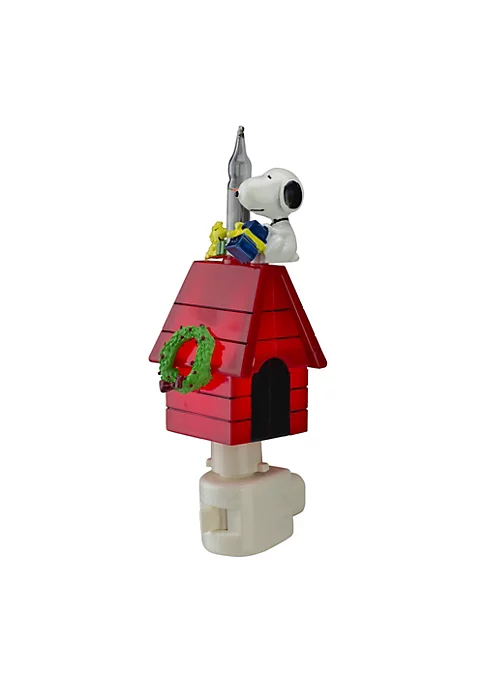 Brand new ✨ Roman 7.25" White Peanuts Snoopy and Woodstock 🦮 Doghouse ❄ Christmas Bubble Night Light 👏 2 Brand new ✨ Roman 7.25" White Peanuts Snoopy and Woodstock 🦮 Doghouse ❄ Christmas Bubble Night Light 👏 - Image 2