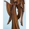 Outlet 🔔 Roman 12.75" Faux Wood Angel with Jewels Inspirational ❄ Christmas Tabletop Figure 😍