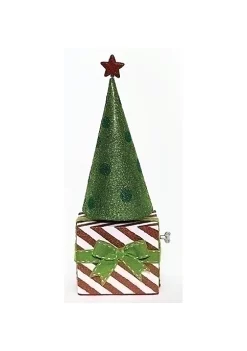 Flash Sale 👍 Roman 20" Green and Red Musical Rotating 🔔 Christmas Cone Tree Tabletop Decor 😉