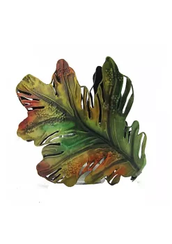 Top 10 👍 Roman 6" Green and Brown Oak Leaf 👪 Thanksgiving Votive Candle Holder 😀 -Cheap Lars Amadeus Shop Belk 3399