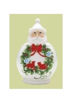 Hot Sale 🤩 Roman 7.5" White and Green Scandinavian Santa Claus 🎄 Christmas Figurine 😍