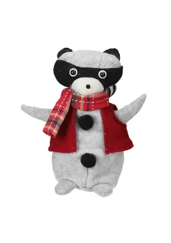 Buy 🔔 Roman 7" Animated Gray and Flannel Raccoon Tabletop 🔔 Christmas Decoration 🧨